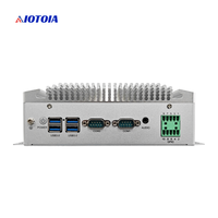 Mini PC Industri Tanpa Kipas M52-NUC4 Berbahan Aluminium Alloy, Komputer Kontrol Ringkas untuk Otomasi