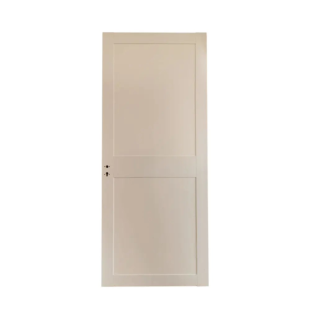 Porte coulissante en PVC de première qualité, montage sur le dessus, 2 panneaux, blanche, installation facile, pour porte pivotante interne, pour une chambre à coucher