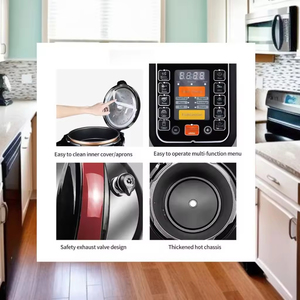 Vente directe usine – Autocuiseur électrique numérique multifonction 6L en acier inoxydable, cuiseur à riz 16-en-1 pour usage domestique et hôtelier - Product Image 5