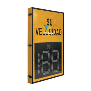 Rilevatore Radar Personalizzabile con Testo Lampeggiante e Display a Due o Tre Cifre, Segnale Solare del Limite di Velocità - Product Image 4