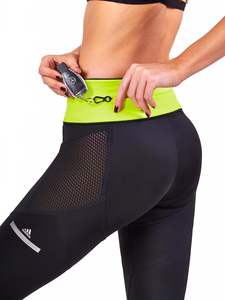 Tas Pinggang Lari Marathon Outdoor Desain Nyaman Bahan <span class=keywords><strong>Neoprene</strong></span>, Dapat Disesuaikan, Kantong Resleting, Tahan Lama, Ringan, Portabel - Product Image 6