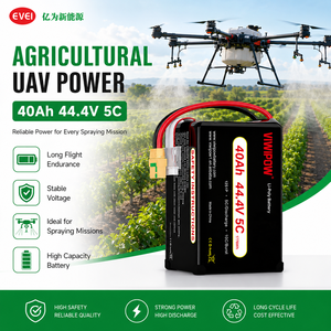 Batterie UAV 12S 40Ah 5C haute capacité au lithium pour pulvérisateur agricole, drone de levé de charge lourde VTOL et drone de relevé - Product Image 2