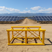 Section de mât de monte-charge de chantier Q345B en acier structurel haute résistance, anticorrosion, longueur personnalisable, compatible SC200/200 et autres