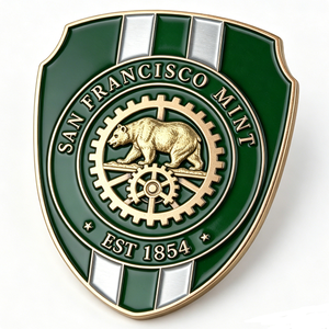 Pièce commémorative personnalisée en alliage de zinc, motif ours 3D, thème amour, moulée sous pression, forme personnalisée, cadeau souvenir - Product Image 3