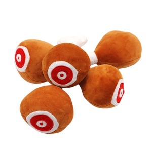 Jouet à mâcher pour chien CAYJ en peluche, réaliste, en forme de jambe de poulet, qui couine, pour soulager le stress des chiens - Product Image 5