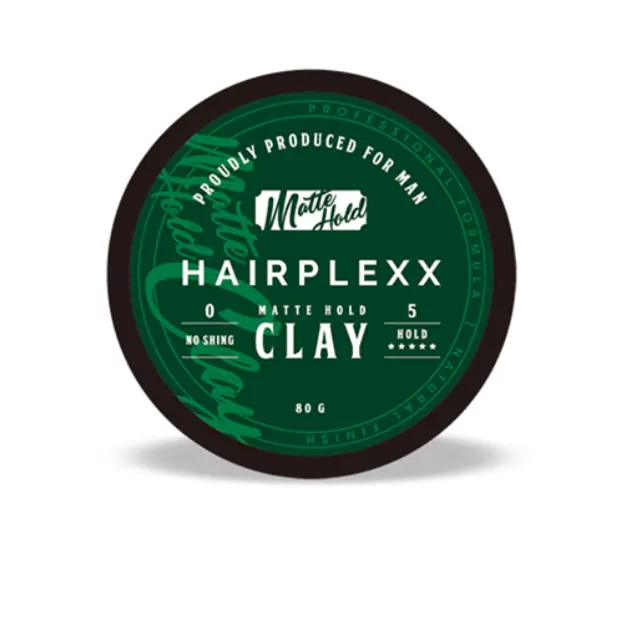 Hairplexx पुरुषों की डीलक्स मैट बनावट पकड़ बाल मिट्टी Sculpting के साथ पेस्ट केश विन्यास Paraben नि: शुल्क 80g/2.82 औंस