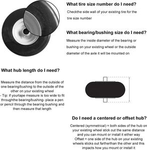 Hanak Nouvelle roue en métal solide 4.00-5 <span class=keywords><strong>chariot</strong></span> de golf <span class=keywords><strong>chariot</strong></span> <span class=keywords><strong>à</strong></span> benne basculante <span class=keywords><strong>chariot</strong></span> <span class=keywords><strong>à</strong></span> brouette PU roues de <span class=keywords><strong>course</strong></span> plates pour tondeuse <span class=keywords><strong>à</strong></span> gazon - Product Image 6