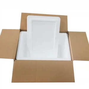 Caja de espuma aislante Rongxiang de 410x310x200mm para envasado de frutas, carne y verduras, logística y entrega urgente - Product Image 1