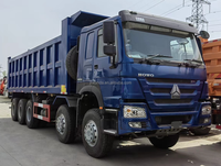 Promotion Nouveau 2025 Sinotruk Howo Camion Lourd 8x4 Weichai 20 m³ Caisse de Chargement 45T Charge Maximale 351-450 CV Euro 2 Émissions Construction