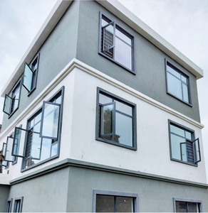 Cửa sổ kính hai lớp kính cửa sổ xoay hiệu quả năng lượng cửa sổ Ba cửa sổ an ninh nhôm phá vỡ nhiệt - Product Image 1