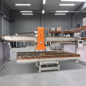 3 Axis CNC Bridge Saw <b>Machine</b> for Granite Marble Quartz with Hydraulic Tilting and Rotating Table - Product Image 1