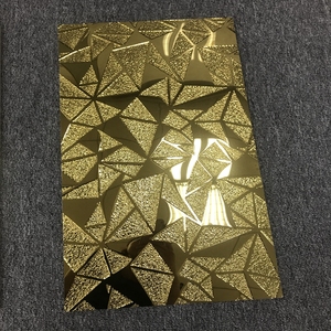 Altın döşeme sırlı tam altın yüzey oturma odası fayans dekor ev fayans 300x600 dekor seramik karo - Product Image 2