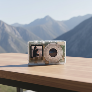 กล้องดิจิตอล DC06T จอคู่ 4K ซูมออปติคอล 17-30 เท่า แฟลช LED ฟิลเตอร์สร้างสรรค์ โหมดถ่ายภาพต่อเนื่อง โหมดเซลฟี่ - Product Image 6