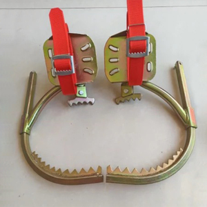 Chaussures à crampons réglables en <span class=keywords><strong>fer</strong></span> pour l'escalade, pédale électrique, cinture <span class=keywords><strong>de</strong></span> sécurité, équipement d'escalade pour électriciens, boucle <span class=keywords><strong>de</strong></span> pied - Product Image 2