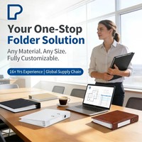 Dossier de classement Manila personnalisé en usine avec logo estampé, dossier de documents en kraft, vente en gros