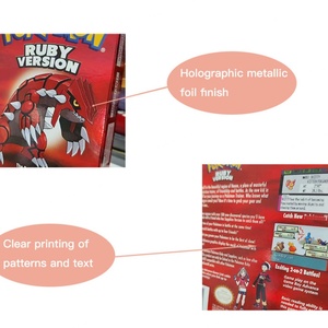 NTSC/ USA 5 Colors Holographic Metallic Foil Finish Version Video <b>Games</b> <b>Game</b> Boys Advance for gba with Box - Product Image 5