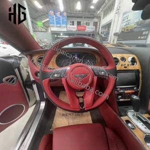Accessoires de véhicule couverture de <span class=keywords><strong>volant</strong></span> de course de voiture personnalisée pour Bentley Bentayag Muslanne <span class=keywords><strong>volant</strong></span> universel - Product Image 2