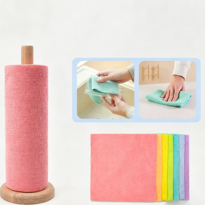Rouleau de chiffon de nettoyage en <span class=keywords><strong>microfibre</strong></span> Esun réutilisable, lavable, sans peluches, sans rayures, absorbant, écologique, 270 g/m², pour la cuisine, la maison, la voiture - Product Image 3