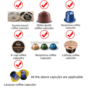 Support mural pour capsules de café en plastique écologique, 5 étages, support flexible pour DolceGusto, <span class=keywords><strong>Nespresso</strong></span> K-Cup Pods - Product Image 4