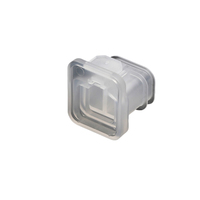Boîtier de connecteur électrique automobile transparent robuste à 2 voies, résistant à la poussière et à la corrosion, pour ATV, UTV, machines de construction
