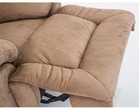 Canapé inclinable manuel facile à marcher Housse coulissante en tissu doux Meubles de salon confortables pour un usage domestique