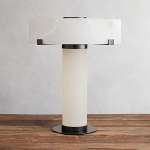 Vintage Snowflake Marble Table Lamp Led E27 Switch Control For Hotel Guesthouse Living Room Study Tea Room <b>Decor</b> - Product Image 5
