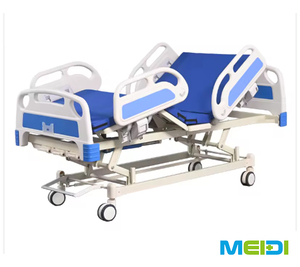 <span class=keywords><strong>Lit</strong></span> d'hôpital manuel 3 fonctions avec quatre barrières complètes, haute qualité, directement de l'usine, personnalisable - Product Image 3