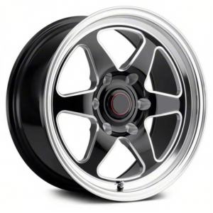 Rines Monoblock de Aleación para Automóvil, Diseño Cóncavo Profundo, 17 Pulgadas, 4x100, Cinco Radios, de Aluminio - Product Image 1