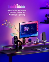 Bandes lumineuses intelligentes synchronisées à la musique pour home cinéma, rétroéclairages LED avec contrôle par application pour une décoration immersive de salle de jeu