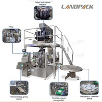 Machine d'emballage Doypack pour mini-biscuits ronds au brocoli et au maïs, saveur lait, type Mantou, pour snacks