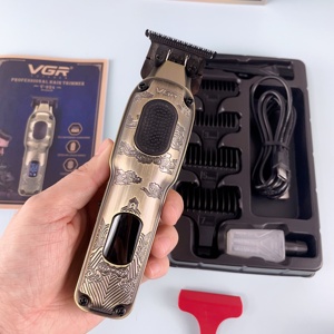 Máquina <span class=keywords><strong>de</strong></span> corte <span class=keywords><strong>de</strong></span> <span class=keywords><strong>pelo</strong></span> recargable con carga Usb <span class=keywords><strong>de</strong></span> Metal Vgr para hombre, cortadora <span class=keywords><strong>de</strong></span> <span class=keywords><strong>pelo</strong></span> <span class=keywords><strong>de</strong></span> salón eléctrica profesional para peluquero - Product Image 5