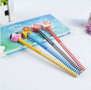 Children's Cartoon With Rubber Head Creative Hb Pupil Pencil Gift Stationery - Product Image 4