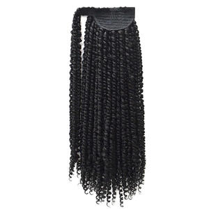 Nouveautés <span class=keywords><strong>Queue</strong></span> <span class=keywords><strong>de</strong></span> <span class=keywords><strong>Cheval</strong></span> en Fibre Synthétique à Enrouler avec Clip Extension <span class=keywords><strong>de</strong></span> Cheveux Passion Twist Postiche Tresses Faux Locs Pour Femme Noire - Product Image 1