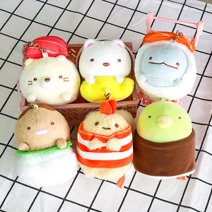 Llavero de peluche Sumikko Gurashi, muñeco 3D suave de dibujos animados, adorno para bolso, juguete - Product Image 3