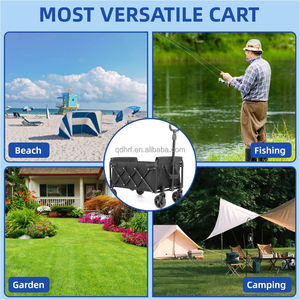 Carrito Plegable Resistente y Duradero con Ruedas Desmontables para Jardín, Camping y Parque - Product Image 6
