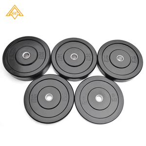 Haltères en fonte entièrement recouverts <span class=keywords><strong>de</strong></span> caoutchouc noir pour usage commercial - Product Image 2