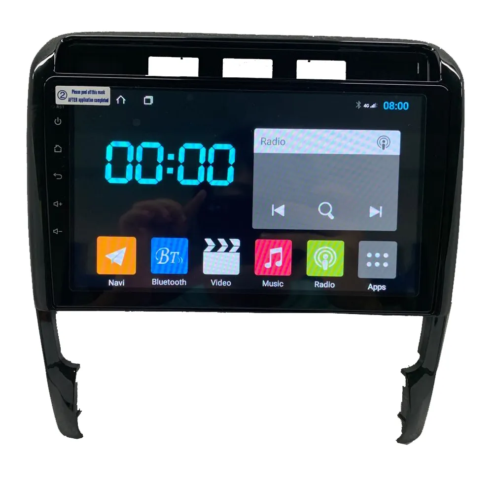 Đầu Phát Đa Phương Tiện Trên Xe Hơi IPS Android 10.0, Đầu Phát DVD Màn Hình 4 + 64 Hỗ Trợ GPS Navi Cho Porsche Cayenne 2003-2010