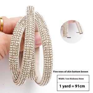 Sandalias de tacón alto de nuevo estilo para mujer, zapatillas con media correa de diamantes de imitación, Color sólido, tira de diamantes de imitación decorativos al por mayor - Product Image 6