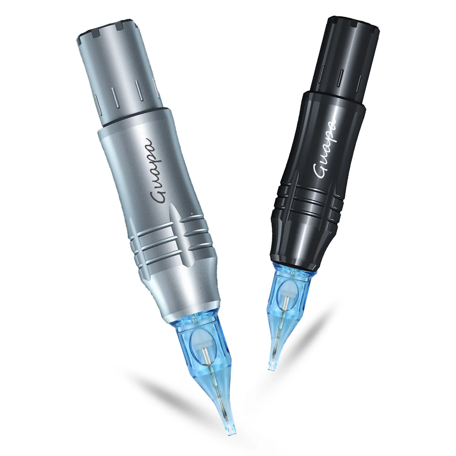 Profesyonel dövme kalemi makine çekirdeksiz Motor mavi Led ışık dudak kalıcı makyaj makinesi ile ergonomik tasarım düşük gürültü