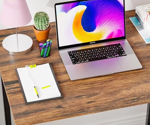 Máy tính bàn nghiên cứu bằng văn bản bảng, gỗ đứng máy tính xách tay chủ xách tay học tập viết bàn - Product Image 6