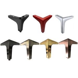 Contemporary Metal Furniture Leg Antique Brass Gold Sofa Cabinet Chrome Legs