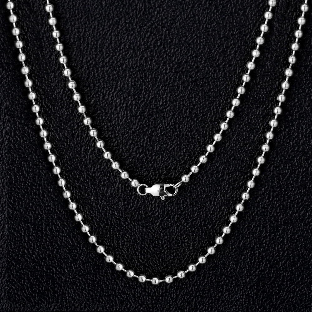 3mm White Ball Chain