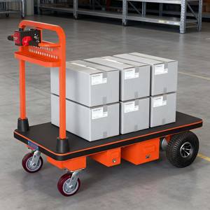 Alışveriş kullanımı için açık kasa kamyon KG kapasiteli manuel itme/çekme ile ağır elektrikli dört tekerlekli katlanabilir 300 sepeti - Product Image 6