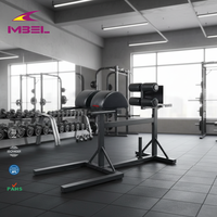 Chaise romaine de qualité supérieure, standard commercial, pour entraînement de force, pliable, inclinaison à 45 degrés, banc de pression abdominal et hyperextension dorsale