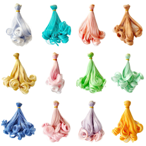 Jd/sd poupée perruque haute température soie poire fleur Curl perruque peut être faite par les cheveux Luoli 20 <span class=keywords><strong>cm</strong></span> de Long - Product Image 3