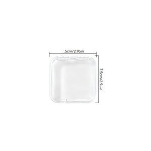 Boîte de rangement vide pour faux ongles à presser, anti-poussière, transparente en acrylique, présentoirs organisateurs de faux ongles, vente en gros - Product Image 3