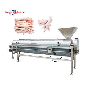 Línea de procesamiento de pies de pollo Juego completo Máquina peladora de pies de pollo Línea de producción automática de pies de pollo - Product Image 2