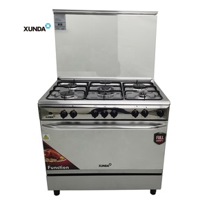 <span class=keywords><strong>Forno</strong></span> Combinato a Gas Xunda 90cm Multifunzione, Fornello a Gas da <span class=keywords><strong>Incasso</strong></span> con 5 Bruciatori, <span class=keywords><strong>Forno</strong></span> e Grill Integrati - Product Image 2