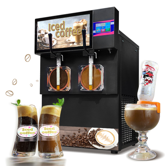 For High Quality Stainless Steel Thailand Ice Cream & Boba Bubble Milk Tea Machine with Fruit Option for Commercial Use