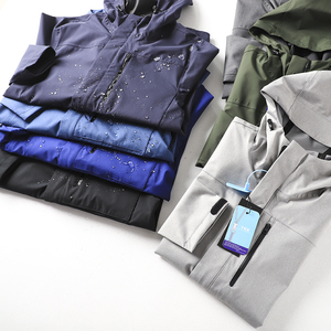 남성용 사용자 정의 20000mm 야외 방풍 낚시 하이킹 윈드 브레이커 스포츠 비 방수 재킷 - Product Image 6